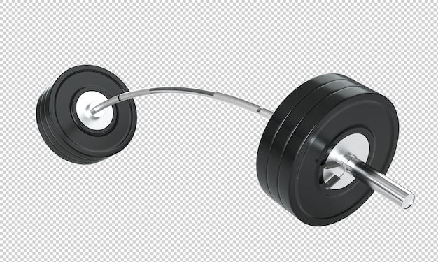 Barbell per sollevamento pesi con peso