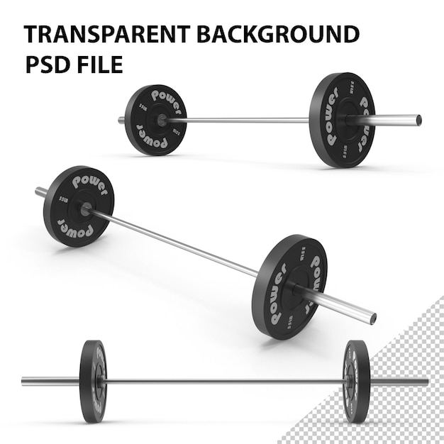 PSD barbell png
