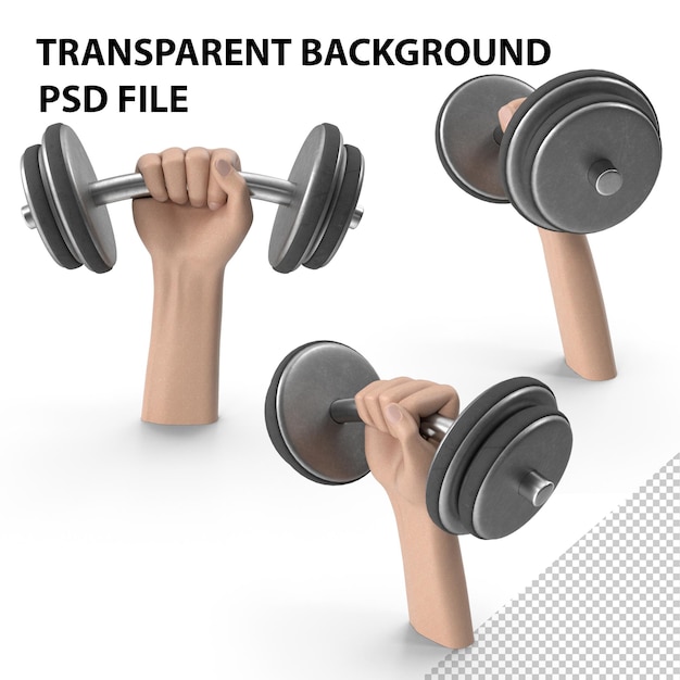 Barbell Up PNG (en anglais)