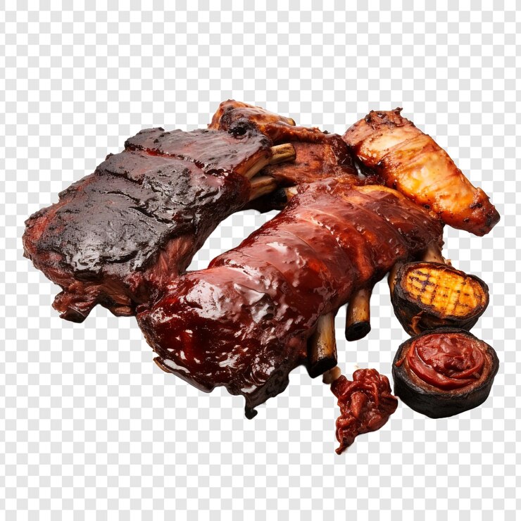 PSD barbequinho isolado em fundo transparente