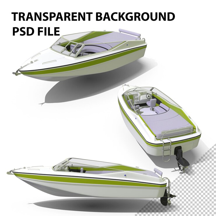 PSD barco de velocidade png