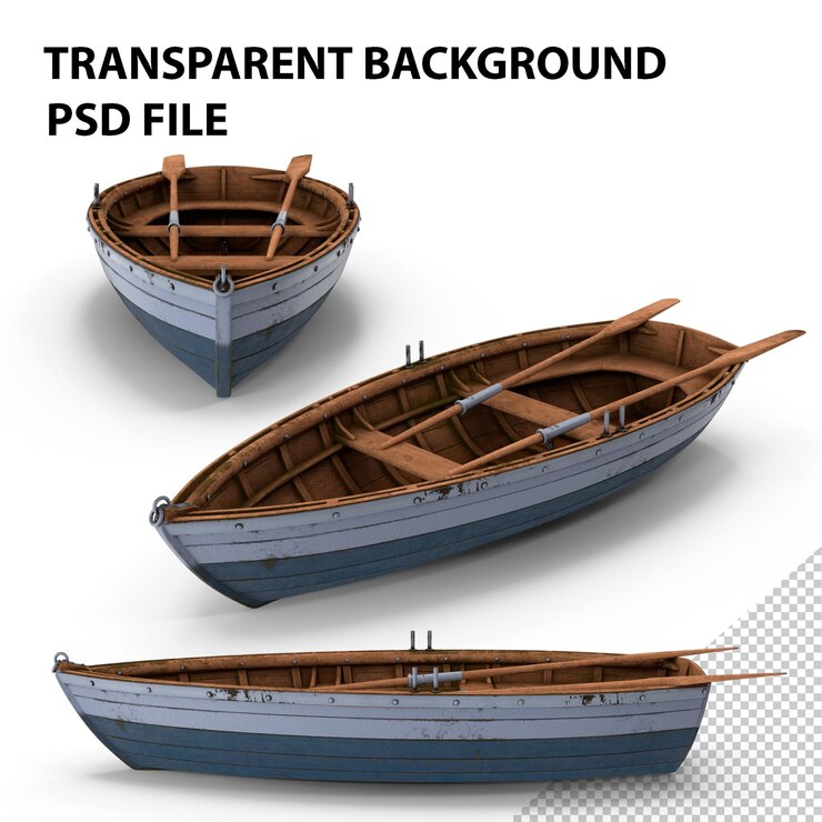 PSD barco viejo png