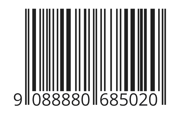 Barcode-illustration isoliert