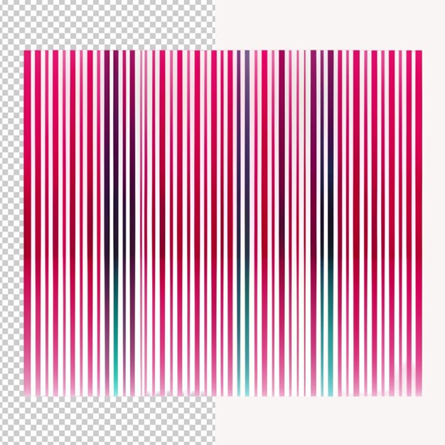 PSD barcode-linien in png