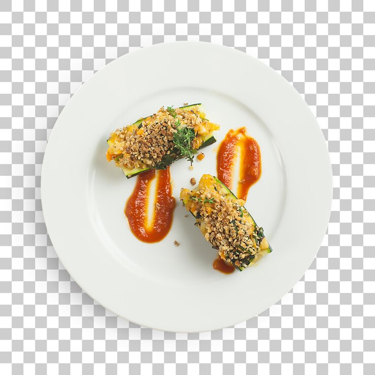 PSD barcos de calabacín relleno al horno