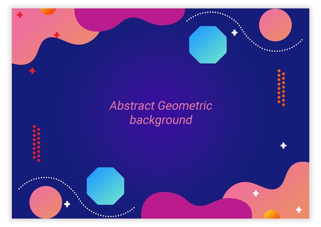 Barevné geometrické abstraktní pozadí