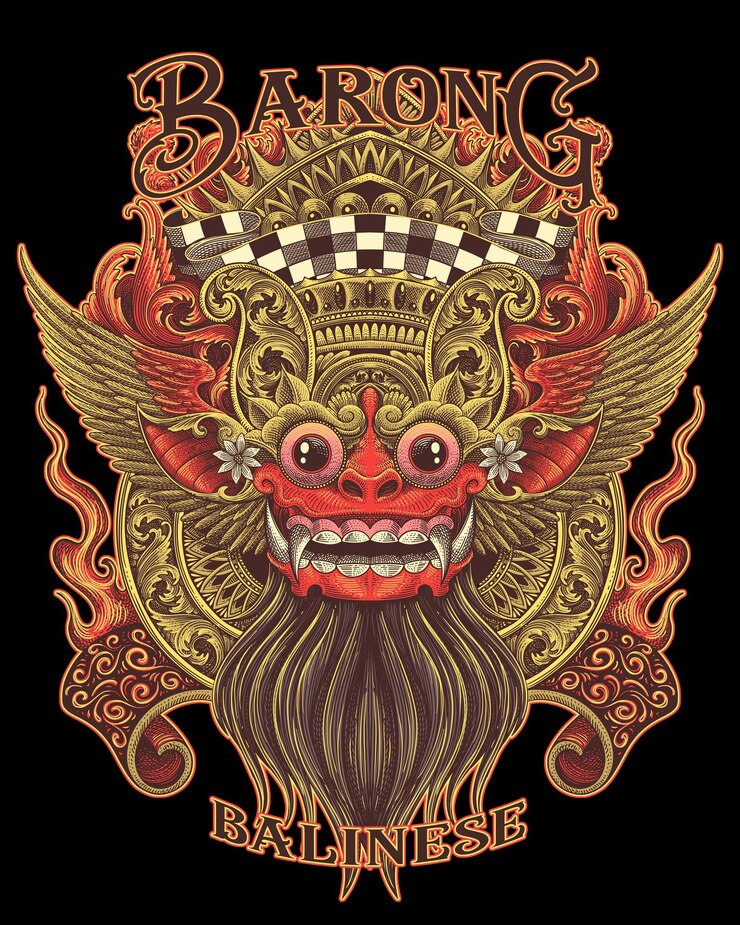 PSD barong illustration