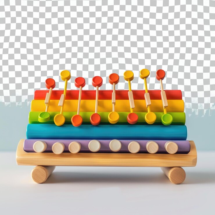 PSD una barra de caramelos de color arco iris con el número 5 en ella
