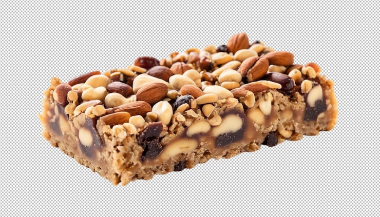 PSD las barras de nueces son delicias perfectas para todos.