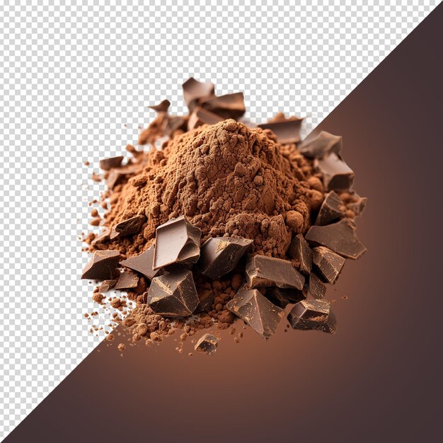 PSD une barre de chocolat est affichée avec une image d'une barre de chocolate