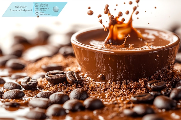 Barretta di cioccolato isolata su uno sfondo trasparente