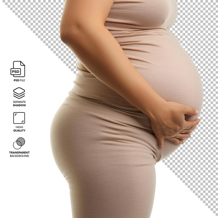 PSD barriga isolada sem fundo