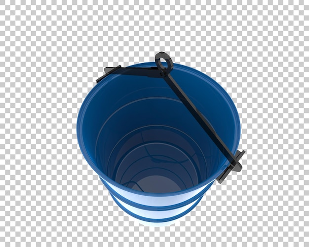 Barril aislado sobre fondo transparente Ilustración de renderizado 3d