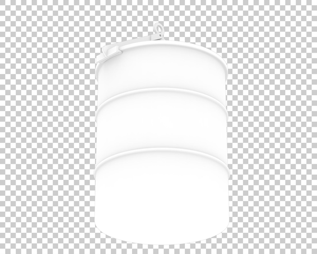 PSD barril aislado sobre fondo transparente ilustración de renderizado 3d