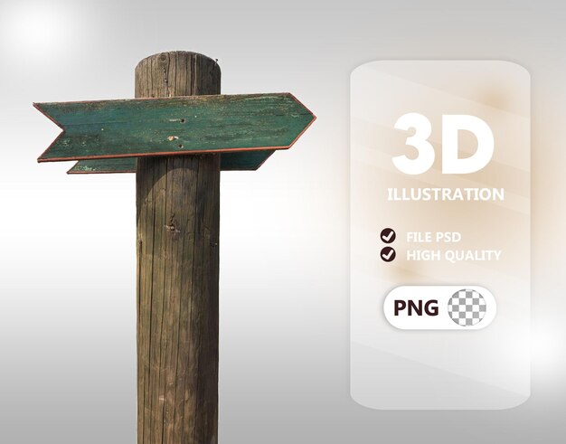 PSD base en bois pour le rendu 3d de composition