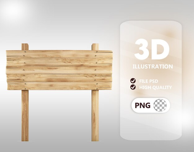 PSD base de madera para representación 3d de composición