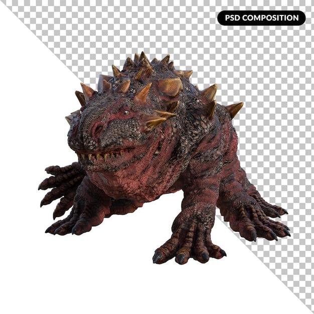 Basilisk isoliert 3d