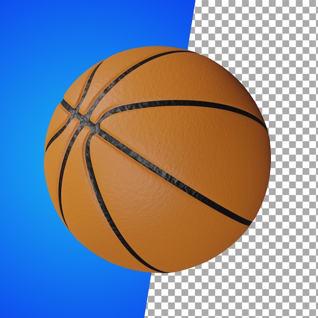 Basket Ball Oben Rechte Ansicht 3D Render