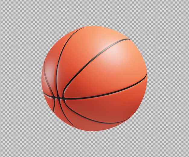 PSD basketball 3d illustration