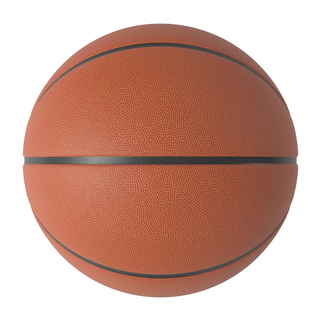Basketball Ball isoliert transparenten Hintergrund 3D-Rendering