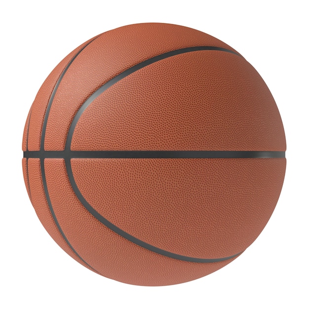 Basketball Ball isoliert transparenten Hintergrund 3D-Rendering