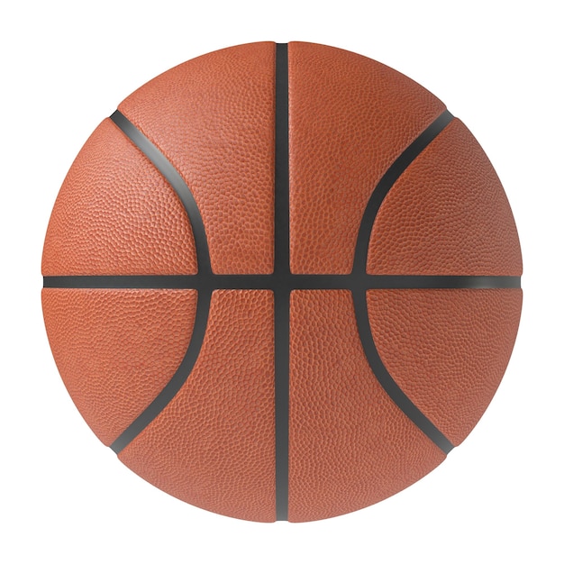 Basketball Ball isoliert transparenten Hintergrund 3D-Rendering