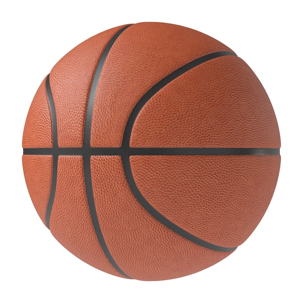 Basketball Ball isoliert transparenten Hintergrund 3D-Rendering