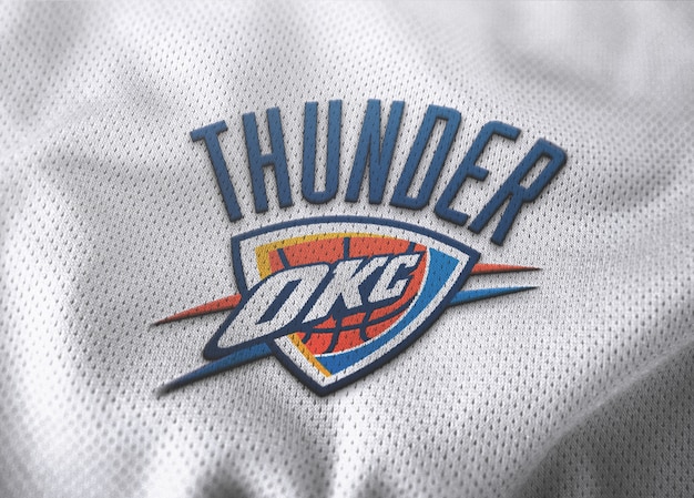 Basketball jersey logo mockup