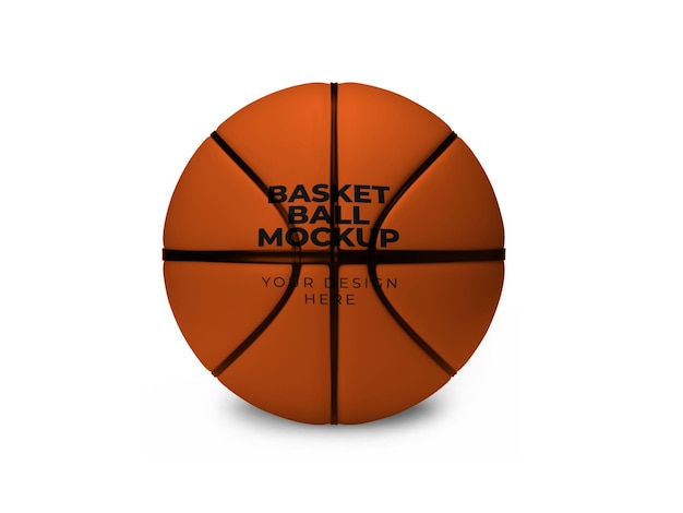 Basketball-Mockup-Vorlage isoliert PSD