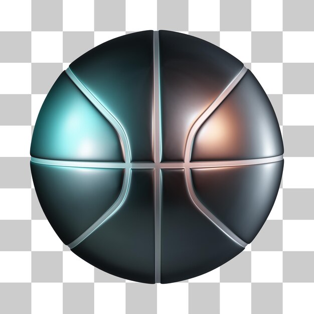 PSD basketball-sportgeräte 3d-ikonen