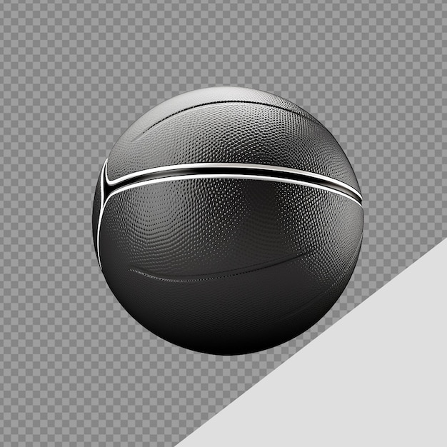 PSD basketballball png isoliert auf durchsichtigem hintergrund