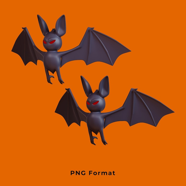 PSD bat halloween sullo sfondo png