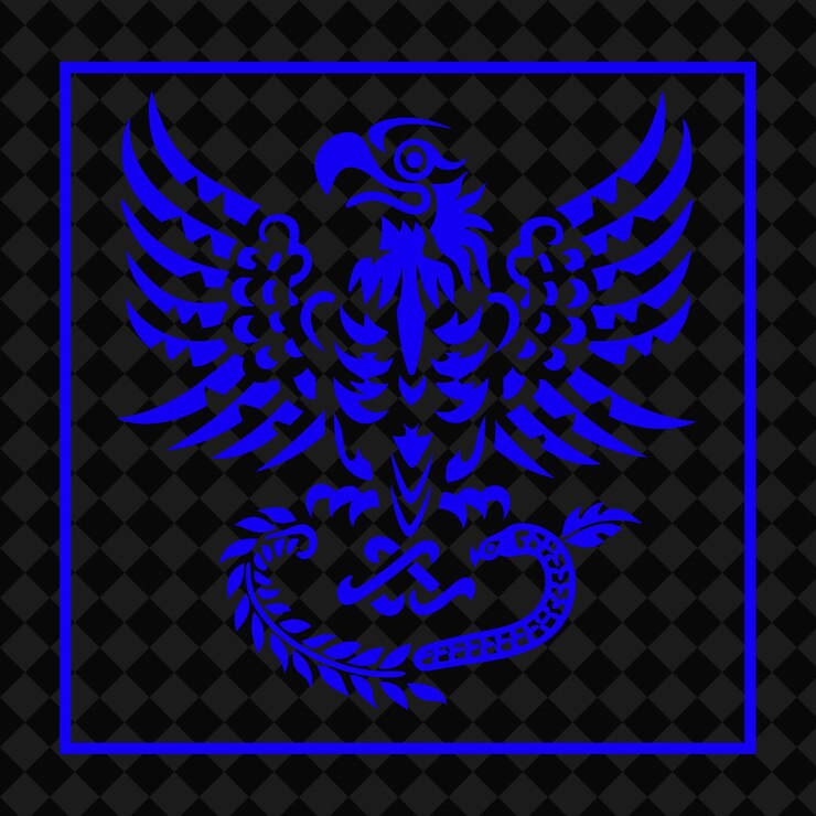 PSD la batalla de puebla con un logotipo animado con un vibrante diseño de símbolos de la cultura mexicana