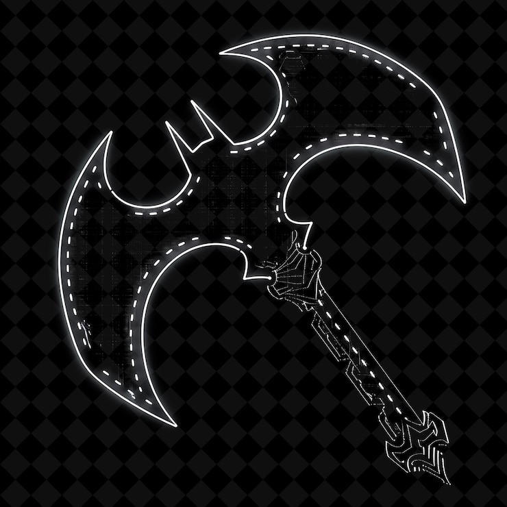 PSD batarang-pixelwaffe mit batman-design und fledermaus-symbol und y2k-form neon-farbkunstkollektionen