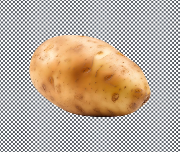 Batata Natural e Fresca isolada em fundo transparente