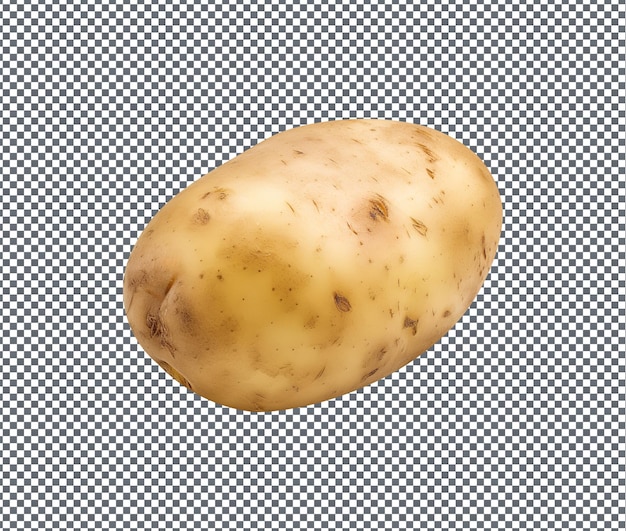 Batata Natural e Fresca isolada em fundo transparente