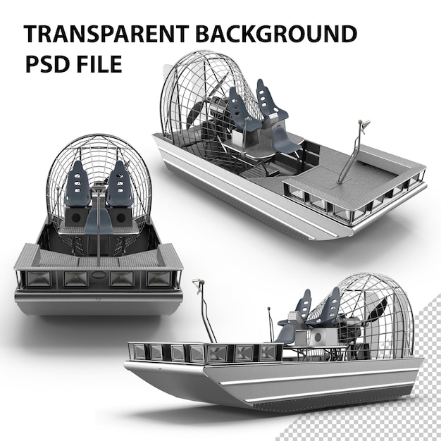 PSD bateau aérien png