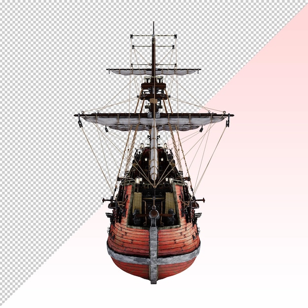 Bateau pirate isolé