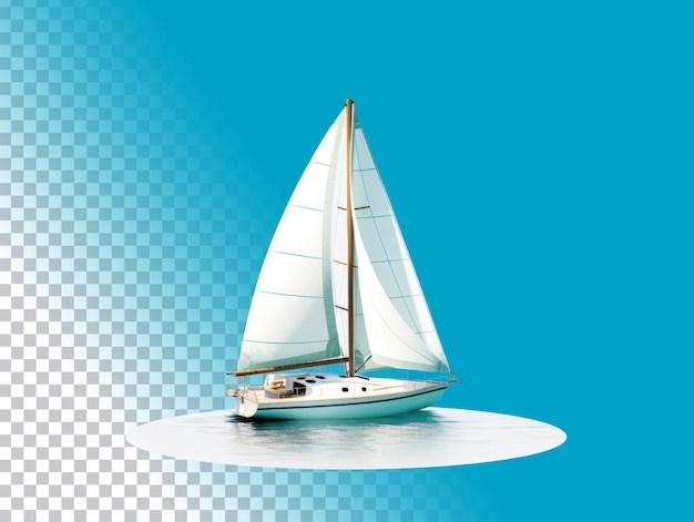 PSD bateau à voile png