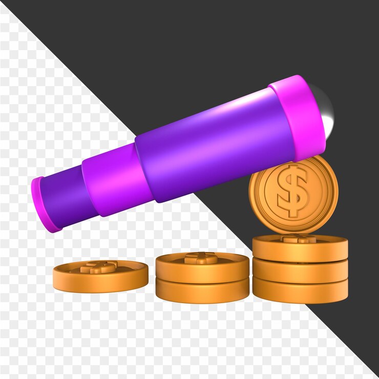 PSD una batería púrpura que está en una moneda de oro