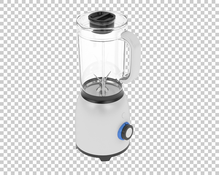 PSD batidora vintage sobre fondo transparente ilustración de renderizado 3d