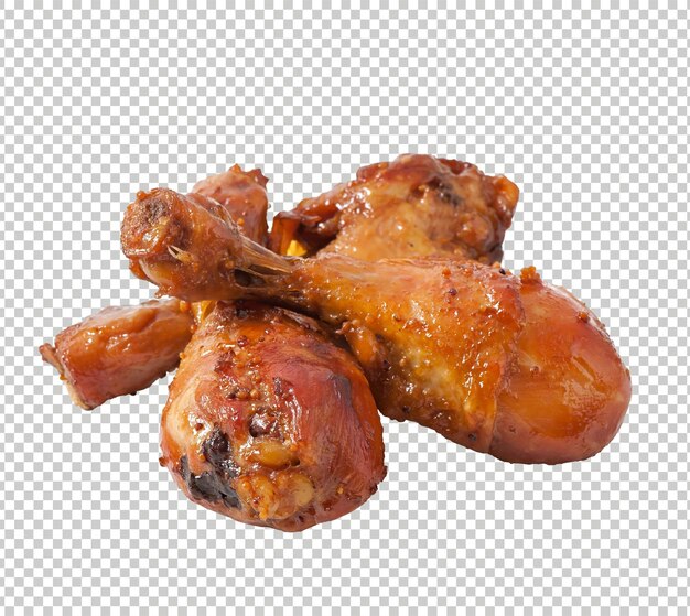 PSD des bâtons de poulet cuits au four dans une marinade à la moutarde au miel png