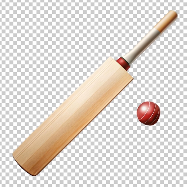 Batte De Cricket Et Balle Pour Un Jeu De Sport