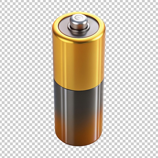 PSD batterie sur fond transparent