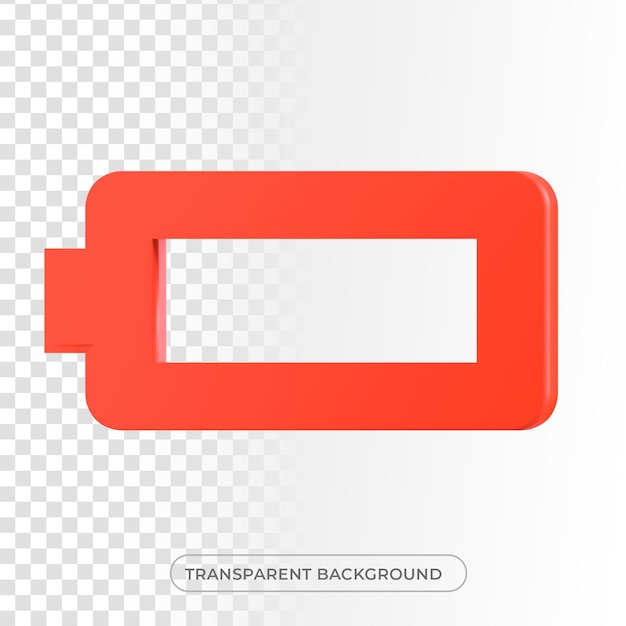 Battery Android Icon 3D