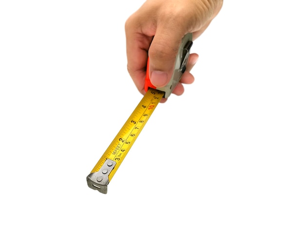 Bau-Roulette in den Händen transparenter Hintergrund
