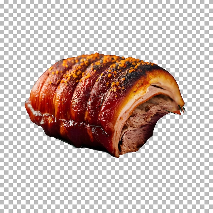 PSD bbq grelhado com especiarias e tomates em fundo transparente