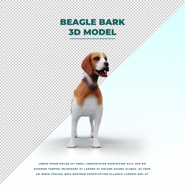 Beagle late cachorro fofo