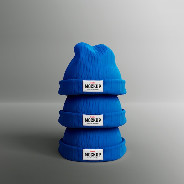 PSD beanie-mockup-design