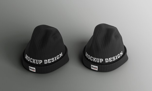 PSD beanie-mockup-design